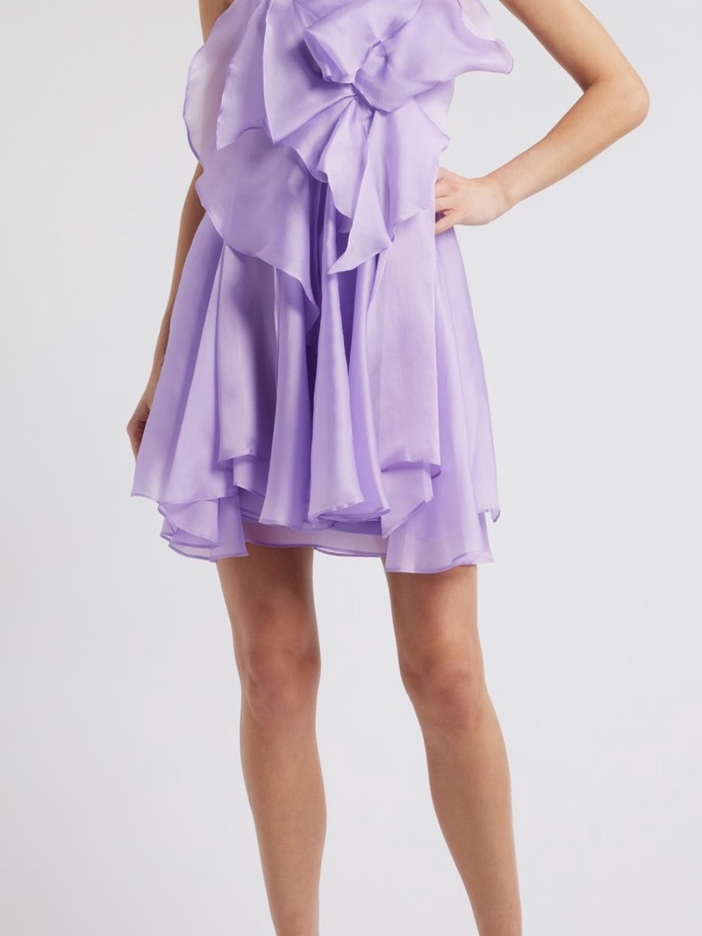 Sonya Moda
Rosa Strapless Silk
Organza Cocktail
Dress  Size - XL